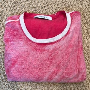 KOKUN Over-dye Fitted Crew PINK